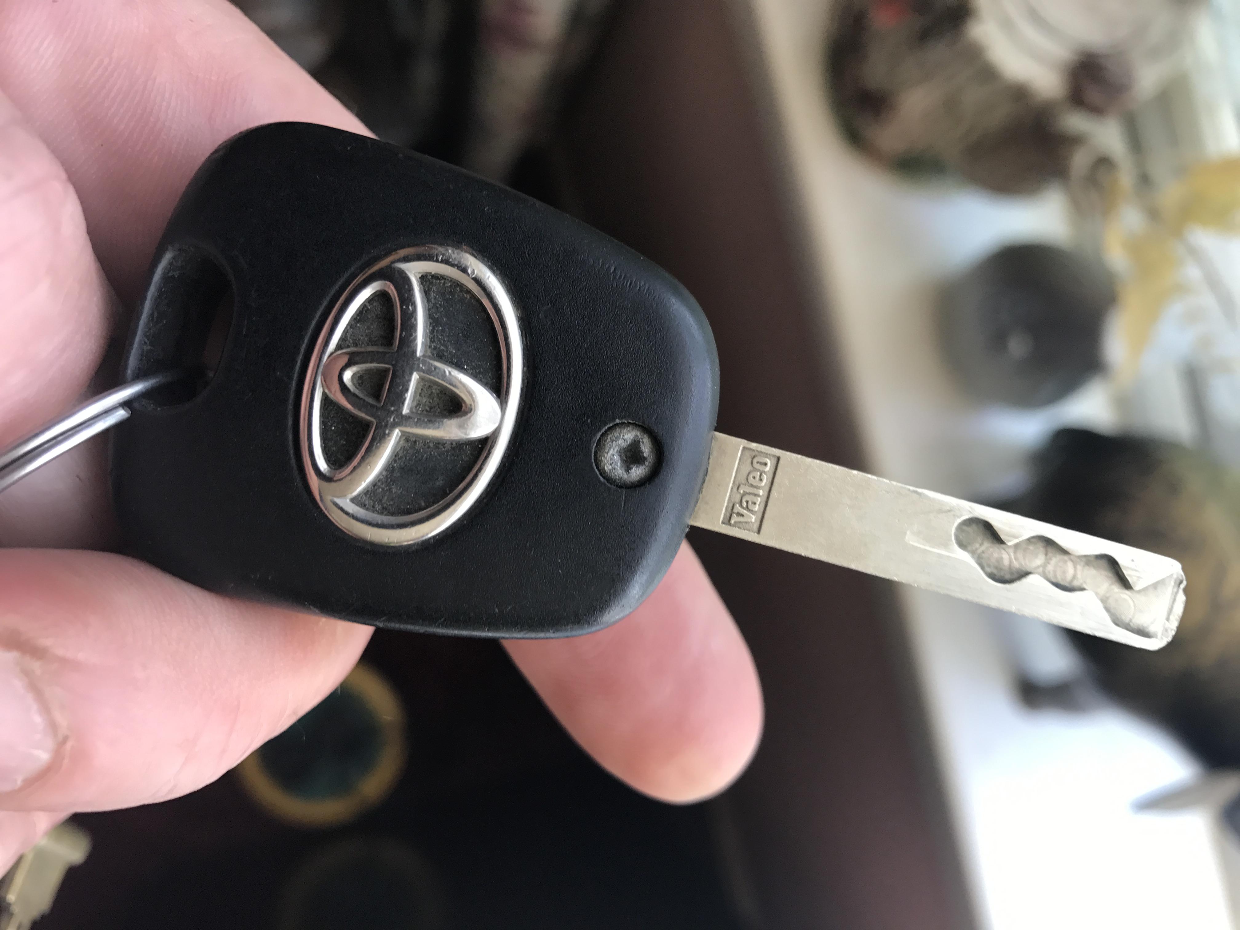 Spare key - Aygo Club - Toyota Owners Club - Toyota Forum